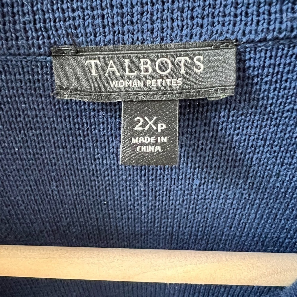 Women’s Talbots sweater blazer 2XP. Great condition! - Picture 4 of 4